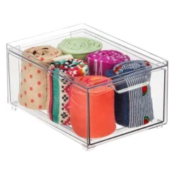MDesign Stackable Plastic Storage Closet Bin Boxes With Pull-Out Drawers 18 MDesign Stackable Plastic Storage Closet Bin Boxes With Pull-Out Drawers -Baxton Studio Store GUEST 1d778b64 f174 454b bd1b 82227f0388e5