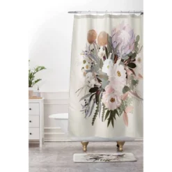 Iveta Abolina Antonia Bath Mat Green - Deny Designs