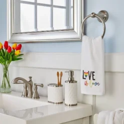 2pk Love Is Love Hand Towel White - SKL Home 8 2pk Love Is Love Hand Towel White - SKL Home -Baxton Studio Store GUEST 1e58b6ec ea38 47dc be27 f07ad6d3138a