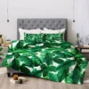 Amy Sia Palm Comforter Set Green - Deny Designs -Baxton Studio Store GUEST 1e852ad9 cb21 42c9 ab3f 7ba0ea8c957e