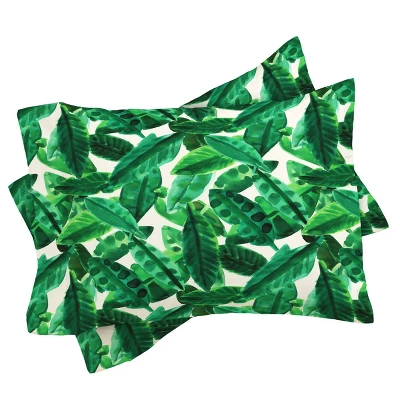 Amy Sia Palm Comforter Set Green - Deny Designs 4 Amy Sia Palm Comforter Set Green - Deny Designs - Image 2