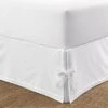 Laura Ashley Corner Ties Tailored Bedskirt White