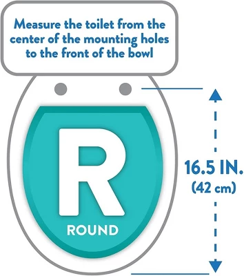 J&V Textiles Embroidered Soft Round Toilet Seat With Easy Clean & Change Hinge, Padded 4 J&V Textiles Embroidered Soft Round Toilet Seat With Easy Clean & Change Hinge, Padded - Image 2
