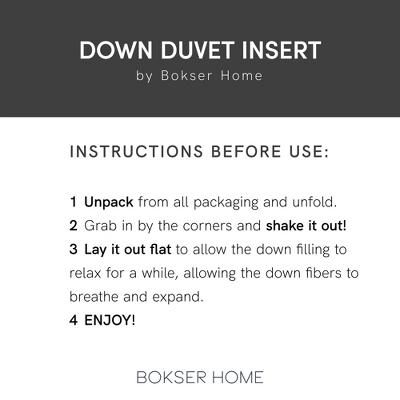 Lightweight Luxury White Duck Down Duvet Comforter Insert | BOKSER HOME 12 Lightweight Luxury White Duck Down Duvet Comforter Insert | BOKSER HOME - Image 10