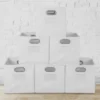 Niche Cubo 6pk Foldable Fabric Storage Bin With Label Holder White 1 Niche Cubo 6pk Foldable Fabric Storage Bin With Label Holder White -Baxton Studio Store GUEST 1fe95c16 86d9 4096 9671 f9e34f9c0d83