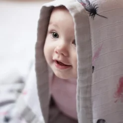 DreamShip 47'' X 47'' Silky Feathers Bamboo Rayon 4-Layer Breathable Muslin -Baxton Studio Store GUEST 20326039 aa1f 4982 bfe5 cdf2ea946b18