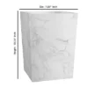Marble Patterned Bathroom Wastebasket - Nu Steel 2 Marble Patterned Bathroom Wastebasket - Nu Steel -Baxton Studio Store GUEST 21990e9f e271 4c2d 9925 0d4d4088fe4f