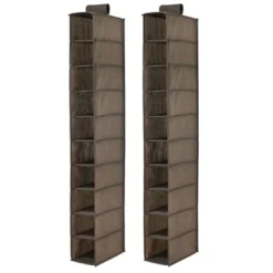 MDesign Fabric Shoe Rack Holder Storage Shelf, Metal Frame, 20 Cube -Baxton Studio Store GUEST 21bd444c 0d29 40be 83b8 a8136e571971