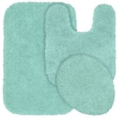 3pc Serendipity Shaggy Washable Nylon Bath Rug Set - Garland -Baxton Studio Store GUEST 23977636 6533 4a87 8216 a38d4b6221e2