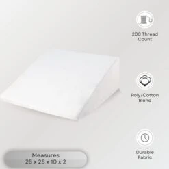 The Grand Breathable Wedge Pillow Protector With Zipper - White -Baxton Studio Store GUEST 23da0ff7 5b15 40ca a148 423a7f96950d