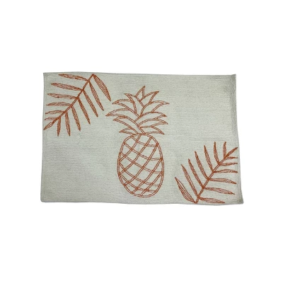 20"x30" Batik Pineapple Bath Rug Orange - Tommy Bahama 3 20"x30" Batik Pineapple Bath Rug Orange - Tommy Bahama