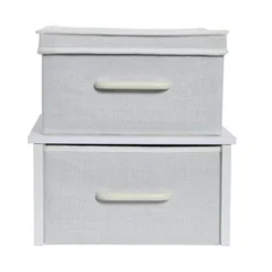 Household Essentials Stacking Storage Boxes With Laminate Top White 21 Household Essentials Stacking Storage Boxes With Laminate Top White -Baxton Studio Store GUEST 24355ac5 a097 436f a0c1 d8feb6ee0055