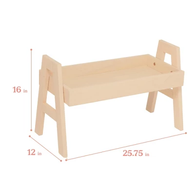 ECR4Kids Adjustable Stacking Shelf With Full Edge, Bookcase 3 ECR4Kids Adjustable Stacking Shelf With Full Edge, Bookcase