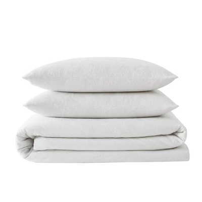 Herringbone Flannel Comforter Set Gray - London Fog 4 Herringbone Flannel Comforter Set Gray - London Fog - Image 2