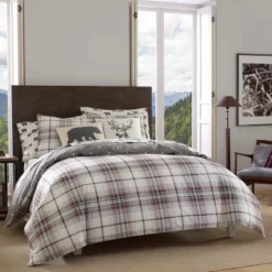 Adler Plaid Reversible Comforter Set - Eddie Bauer -Baxton Studio Store GUEST 27406dde e1c0 402d 82a1 001bcf8d5a97