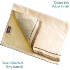 Creative Scents Cotton Velour Set Of 4 Towels - Ivory -Baxton Studio Store GUEST 28882edf 2a28 4676 88c5 b8929e18648c