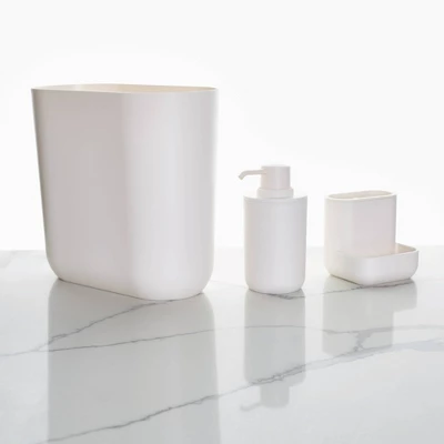 3pc Cade Bath Accessories Set Coconut - IDESIGN 5 3pc Cade Bath Accessories Set Coconut - IDESIGN - Image 3