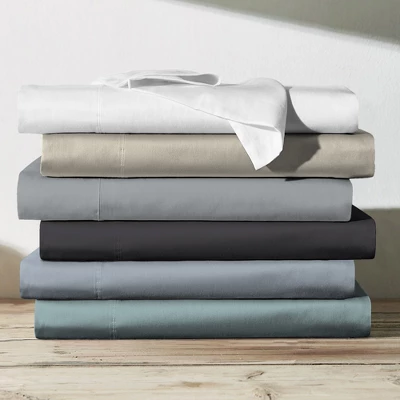 300 Thread Count Wrinkle Resistant Solid Sheet Set - Color Sense 6 300 Thread Count Wrinkle Resistant Solid Sheet Set - Color Sense - Image 4
