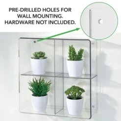 MDesign Plastic Divided Closet Storage Bin - Clear 17 MDesign Plastic Divided Closet Storage Bin - Clear -Baxton Studio Store GUEST 2b0da1e5 1edd 448d b08e c8e005492034