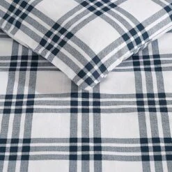 Eddie Bauer Basic Plaid Duvet Set Navy Blue -Baxton Studio Store GUEST 2b0f0ad2 da21 4560 afb7 31c135805a0e