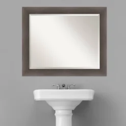Hardwood Framed Bathroom Vanity Wall Mirror - Amanti Art 14 Hardwood Framed Bathroom Vanity Wall Mirror - Amanti Art -Baxton Studio Store GUEST 2d395b6b 863b 4987 bf69 cac11a93a23c
