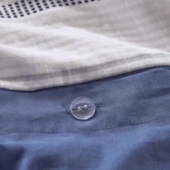 4pc Full/Queen Ansley Striped Organic Cotton Yarn Dyed Comforter Cover Set Indigo - Clean Spaces 17 4pc Full/Queen Ansley Striped Organic Cotton Yarn Dyed Comforter Cover Set Indigo - Clean Spaces -Baxton Studio Store GUEST 2d3e283c aff5 43d0 a07f af04cd11ba6a