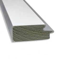 24" X 30" Non-Beveled Eva Bathroom Wall Mirror White - Amanti Art