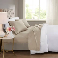 600 Thread Count Cooling Cotton Blend 4pc Sheet Set