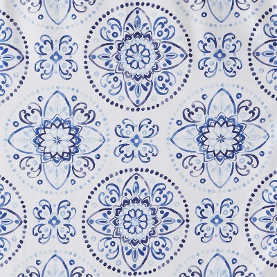 Kali Shower Curtain Blue - Saturday Knight Ltd. 3 Kali Shower Curtain Blue - Saturday Knight Ltd.