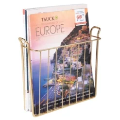 MDesign Metal Wall Mount Magazine, Book Holder, Compact Rack -Baxton Studio Store GUEST 2e8b5236 bfd7 441a 9fb7 cc0daa6984da