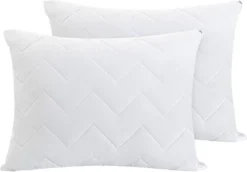 Waterguard Quilted Waterprof Cotton Top Pillow Protector Set Of 4 White -Baxton Studio Store GUEST 2f29860a 0bcb 4978 a277 f255b942d941