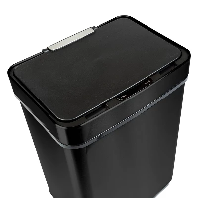 Honey-Can-Do 50L Stainless Steel Sensor Trash Can Black 6 Honey-Can-Do 50L Stainless Steel Sensor Trash Can Black - Image 4