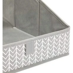 Juvale 3 Pack Non Woven Baskets, Closet Organization Bins For Home Storage (Grey, 11.4 X 11.4 X 7.9 In) -Baxton Studio Store GUEST 3047a841 06c0 42f3 8550 424ca8e0b486