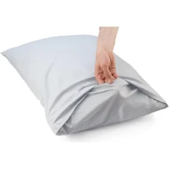 Circles Home Breathable Standard Envelope Pillow Case – Grey (2 Pack) -Baxton Studio Store GUEST 308edafe 4413 417b b69a ce088ac9dd42