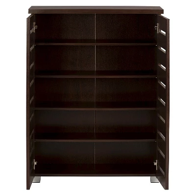 Adalwin Modern And Contemporary 2-Door Wooden Entryway Shoes Storage Cabinet - Dark Brown - Baxton Studio 3 Adalwin Modern And Contemporary 2-Door Wooden Entryway Shoes Storage Cabinet - Dark Brown - Baxton Studio