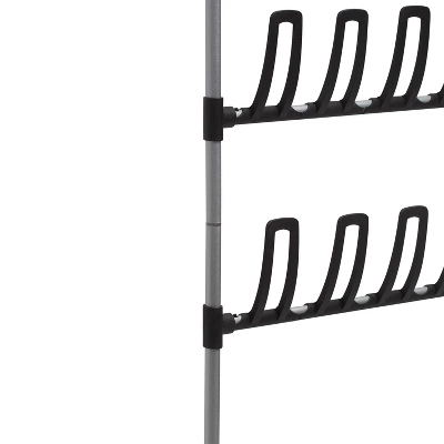 Organize It All Overdoor 12 Pair Shoe Rack Basic Collection 3 Organize It All Overdoor 12 Pair Shoe Rack Basic Collection