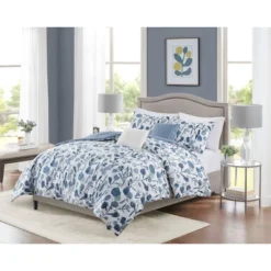Ramona Seersucker Tulip Print Comforter Bedding Set White 9 Ramona Seersucker Tulip Print Comforter Bedding Set White -Baxton Studio Store GUEST 3216c088 b8f9 4eb7 9dc7 f9171f9f1e5c