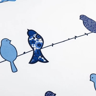 6pc Rowley Birds Patterned Sheet Set - Lush Décor 4 6pc Rowley Birds Patterned Sheet Set - Lush Décor - Image 2