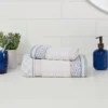Pattern Filled Stripe Towel Blue - Threshold -Baxton Studio Store GUEST 339c2bf3 57c6 4880 b08b a8dc514adbbf
