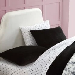 Solid Faux Fur 100% Polyester Duvet Set Black - Betseyville -Baxton Studio Store GUEST 33b84118 2ebb 489e aeef a6b2aaef4dd9