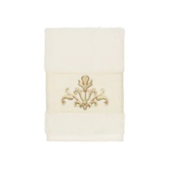 3pc Scarlet Embellished Towel Set - Linum Home Textiles -Baxton Studio Store GUEST 33e85b81 7af3 485d a33a 5a22a924f080