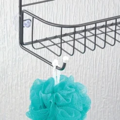 MDesign Metal Bathroom Over Door Hanging Shower Caddy, X-Wide -Baxton Studio Store GUEST 3460dfbe 06a7 4689 bb3b 69f8a803c3cf