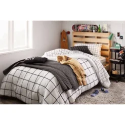 Reversible Microfiber Grid Comforter - Room Essentials™ 13 Reversible Microfiber Grid Comforter - Room Essentials™ -Baxton Studio Store GUEST 3461f2cc 3d8d 40ee b98b 17a6275dab4d