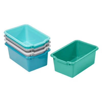 Educator Direct Scoop Front Multipurpose Storage Bins, Cubby Compatible, 5-Piece 16 Educator Direct Scoop Front Multipurpose Storage Bins, Cubby Compatible, 5-Piece - Image 14