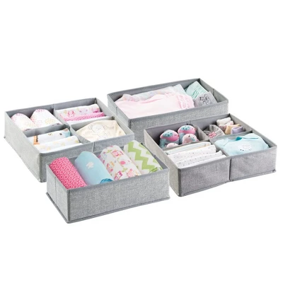 MDesign Kids Fabric Dresser Drawer And Closet Storage Organizer, Set Of 4 7 MDesign Kids Fabric Dresser Drawer And Closet Storage Organizer, Set Of 4 - Image 5