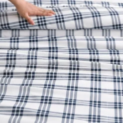 Eddie Bauer Basic Plaid Duvet Set Navy Blue -Baxton Studio Store GUEST 350dd62c 34f8 4922 a21c 80dace9929a1