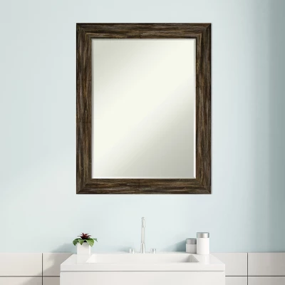 Amanti Art Fencepost Narrow Petite Bevel Wood Bathroom Wall Mirror 8 Amanti Art Fencepost Narrow Petite Bevel Wood Bathroom Wall Mirror - Image 6