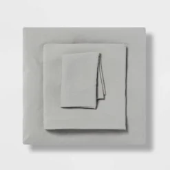 Twin/Twin XL Garment Washed Microfiber Solid Sheet Set - Room Essentials™ 13 Twin/Twin XL Garment Washed Microfiber Solid Sheet Set - Room Essentials™ -Baxton Studio Store GUEST 3566a3de d45c 462a b559 85e6627b725f