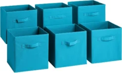 Sorbus 11 Inch Cube Storage Organizer Bins - 6 Pack 26 Sorbus 11 Inch Cube Storage Organizer Bins - 6 Pack -Baxton Studio Store GUEST 35991a05 0721 48cd a17d a3f682e6b4c4