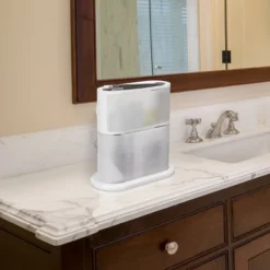 Two Tier Swivel Base Bath Storage - Polder -Baxton Studio Store GUEST 35fdf396 e792 4721 95eb 28c03faac698